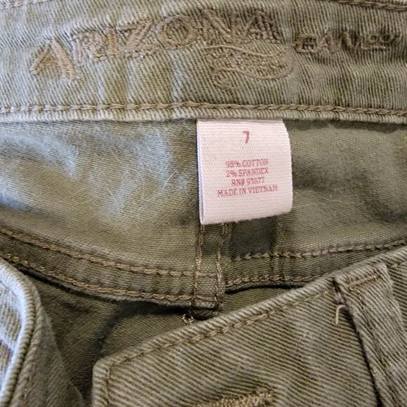 Arizona Army Green skinny Jeans size 7 - Picture 3 of 3